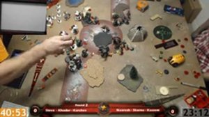 Warmachine Hordes - Khador (Karchev) Vs. Skorne (Naaresh)