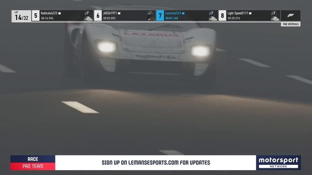 REPLAY - Le Mans Esports Series: Autosport Pro Teams Invitational Race смотреть онлайн
