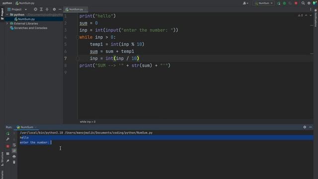 error : command not found python