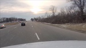 Штат Мичиган длинная дорого по городу Оксфорд