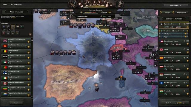 Let's Play Hearts of Iron 4 Byzantine Empire | HOI4 Gameplay Finale | Invasions of Britain & Finlan
