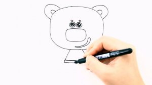 Как нарисовать мишку Кешу из мультика Ми-ми-мишки  / Мультик раскраска для детей /  Раскрась Ка