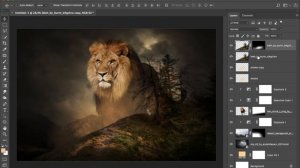 Create Big Lion Photo Manipulation in Photoshop