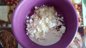 Творожная запеканка с бананом и ряженкой