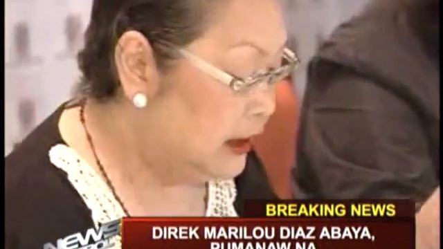 Director Marilou Diaz Abaya dies of breast cancer смотреть онлайн