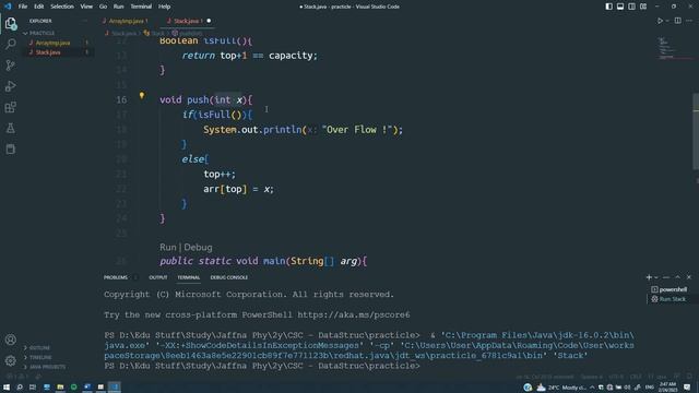 Stack - data structure and algorithm with java 5 - Sinhala