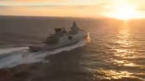 Danish Frigate Peter Willemoes Missile test