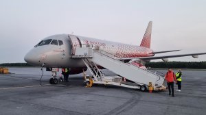 Superjet 100 а/к Россия | Рейс Санкт-Петербург — Нижневартовск