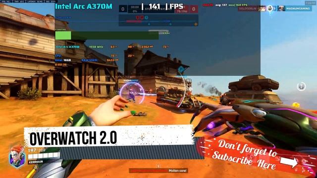 INTEL ARC A370M in 25 Games    2023
