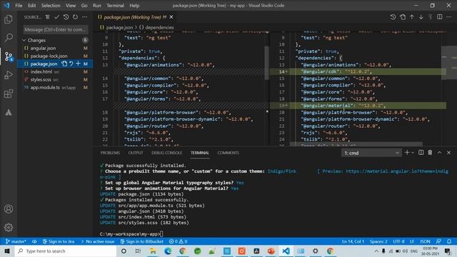 Angular Course | Video 3.6 | Install Angular Material