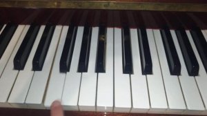 То была улыбка похожа на рай — аккорды для пианино