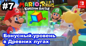 7 - Сундуки и бонусный уровень в Древних лугах. Mario + Rabbids Kingdom Battle. Nintendo Switch