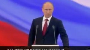 Vladimir Poutine Ceremony