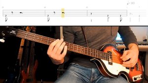 The Beatles - One After 909 /// BASS LINE [Play Along Tabs]