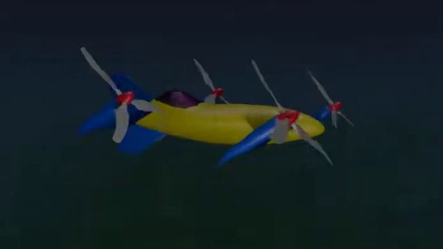 Электрический квадролёт вертикального взлёта и посадки смотреть онлайн