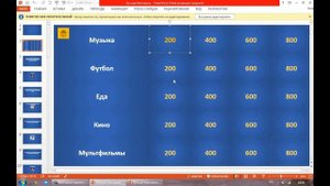 Викторина в PowerPoint (шаблон)