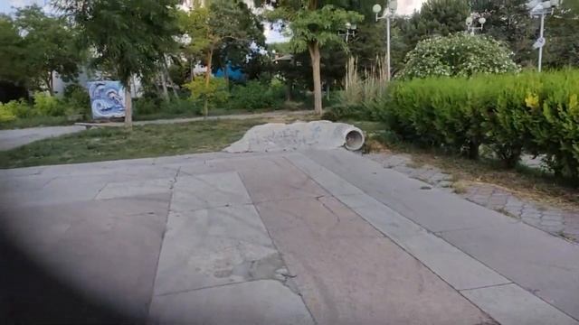 Прогулка по Евпатории Парк Фрунзе смотреть онлайн