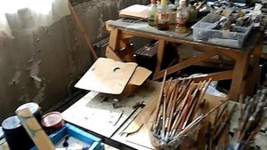В гостях у художника Станислава Слесарского из города Ульяновска август 2017г.