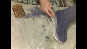 Финальная формовка валенок. Подробный видео мастер класс