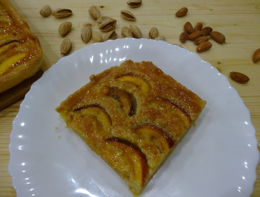 ПЕСОЧНЫЙ ПЕРСИКОВЫЙ ПИРОГ