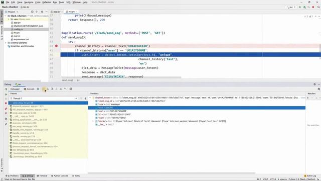 Part-6 Code Explanation (How to create Chatbot using Flask and Dialogflow inside Slack) смотреть онлайн