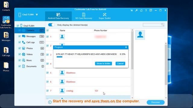 How to Recover Deleted Files from Android Phone and Tablet- Coolmuster Lab.Fone for Android （5.0） смотреть онлайн