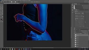 НЕОНОВЫЙ ЭФФЕКТ в фотошоп  Photoshop Tutorial