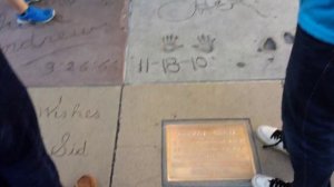 Manns Chinese Theater hand and shoe prints