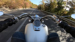 Езда на мотоцикле Honda Shadow Aero 750 #8 || Дневная поездка || Без музыки