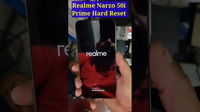 Realme Narzo 50i Prime Hard Reset!!narzo 50i prime pin,patten, password remove without Pc #realme