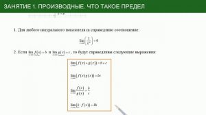 ЕГЭ. Производные с нуля:  понятие предела и как они вычисляются