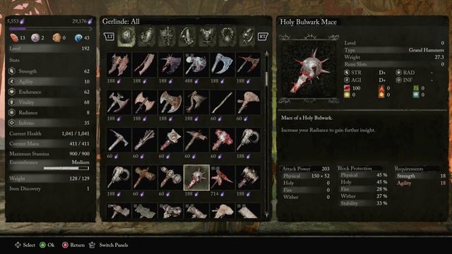 Lords Of The Fallen Adyr Sith Lord Stone Sith Lord Build NG+1 Part 12 смотреть онлайн