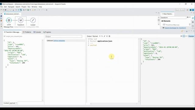 DataWeave Transformation Language in Mule Part-I | Transform JSON data into JSON or XML format смотреть онлайн