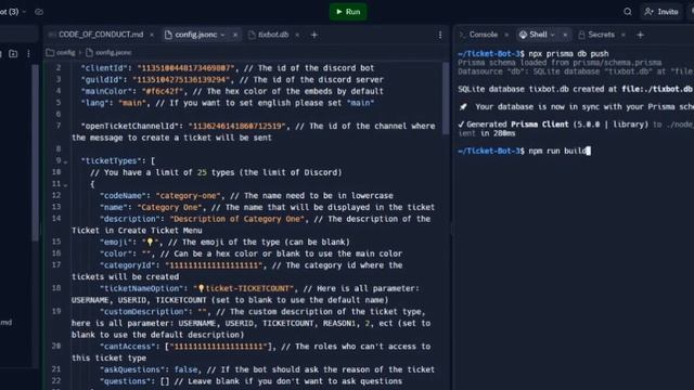 Advance Discord Ticket Bot