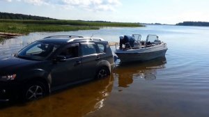 Подъём катера Terhi 475 Twin C из воды