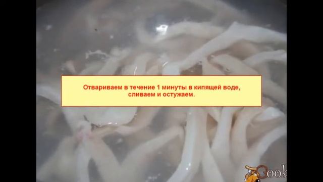 Салат с кальмаром Диетические блюда смотреть онлайн