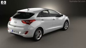 Hyundai i30 5-door 2015 by 3D model store Humster3D.com