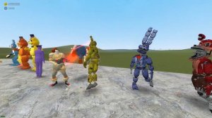 ВСЕ АНИМАТРОНИКИ ФНАФ в ГАРРИС МОД ОБЗОР | Garry's Mod FNAF