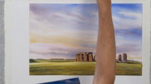 Painting Stonehenge with Geoff Kersey - preview ⎮ Watercolour Landscapes