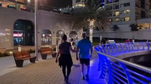 Dubai Marina Promenade to Marina Mall walk tour