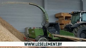 Работа дробилки древесины Pezzolato PTH 40.70 MULTICUT