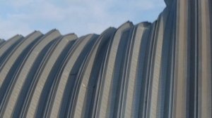 Бескаркасный ангар опять поломался в третий раз однако