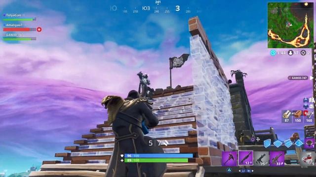 Играю в фортнайт на PS4 ( выполняю задание) смотреть онлайн