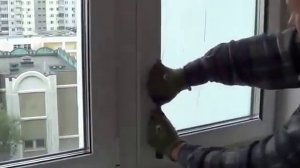 Как снять стеклопакет с пластикового окна