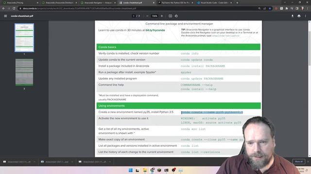 Python Anaconda tutorial