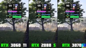RTX 3060 Ti vs RTX 2080 Super vs RTX 3070 - Test in 8 Games 1080P
