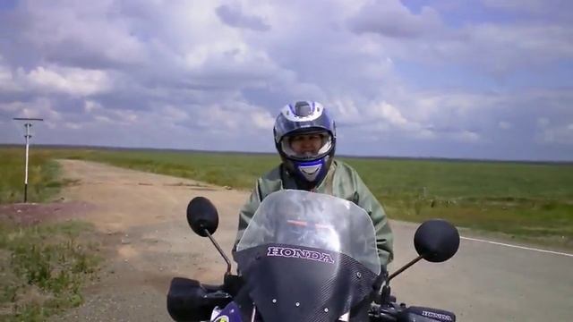 мото дальняк часть 1 HONDA TRANSALP 650