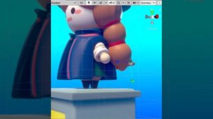 Sculpting a cute witch(Little Witch in the Woods) with Clayxels in Unity