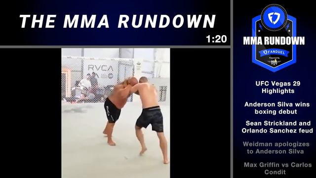 THE MMA RUNDOWN: UFC Vegas 29, Anderson Silva, Sean Strickland and more, with Guest Max Griffin!!