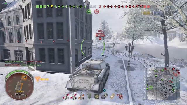 World of Tanks Xbox one ISU-130 4 Kills смотреть онлайн